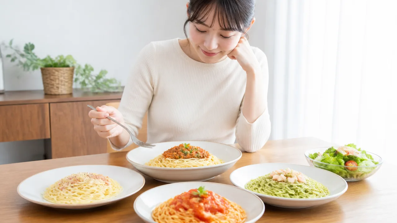 パスタ1キロは何人前？1人分の目安と人数別の分け方