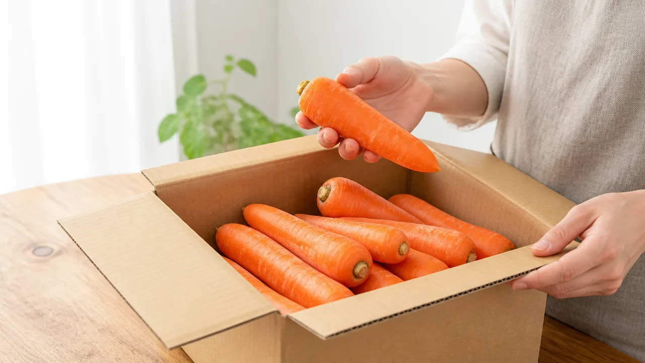 にんじん1キロは何本？サイズ別の目安と重さを紹介