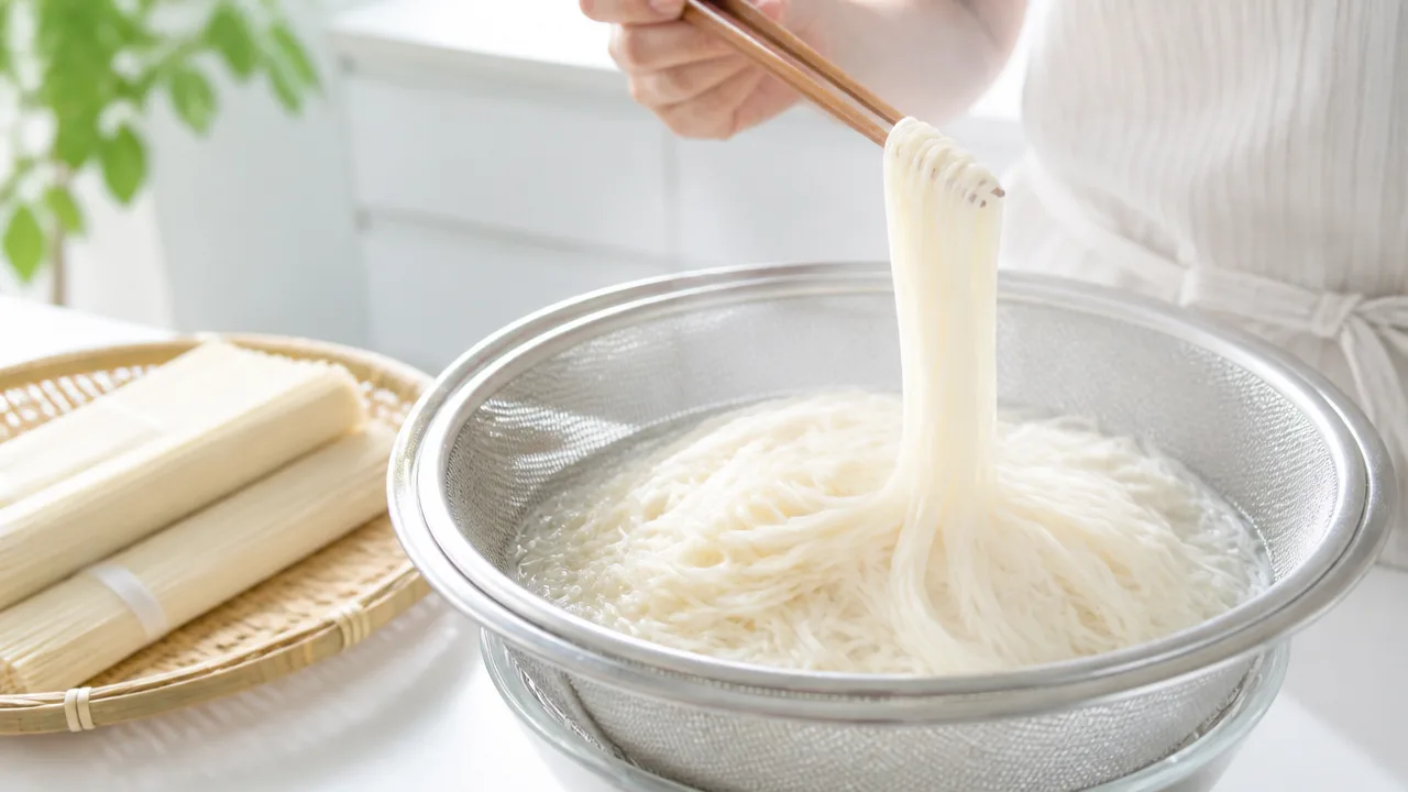 そうめん1キロは何人前？人数別の目安とゆでる量を解説